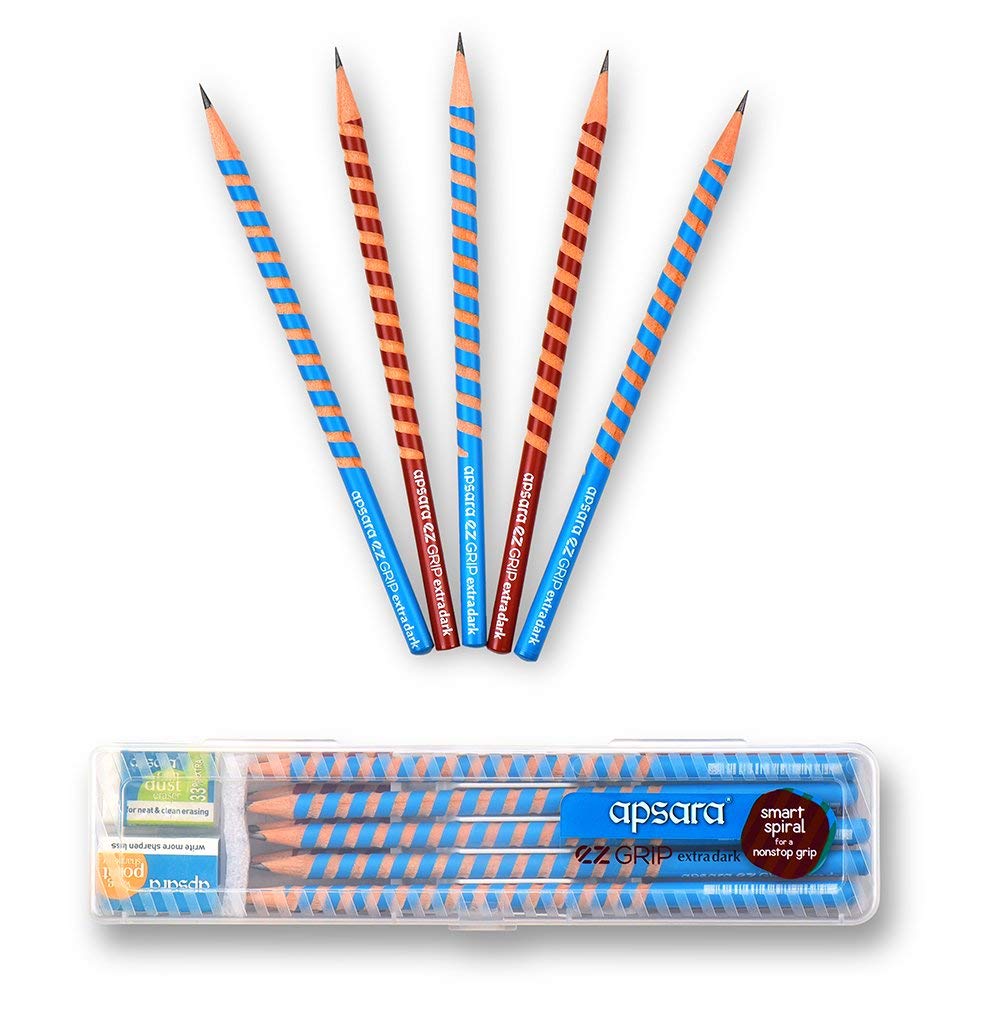Apsara EZ Grip Pencils (Pack of 10)