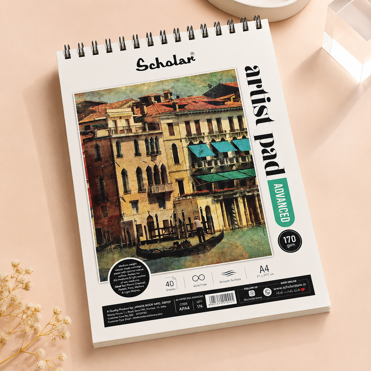Scholar Artist Pad – A4 | 170 GSM