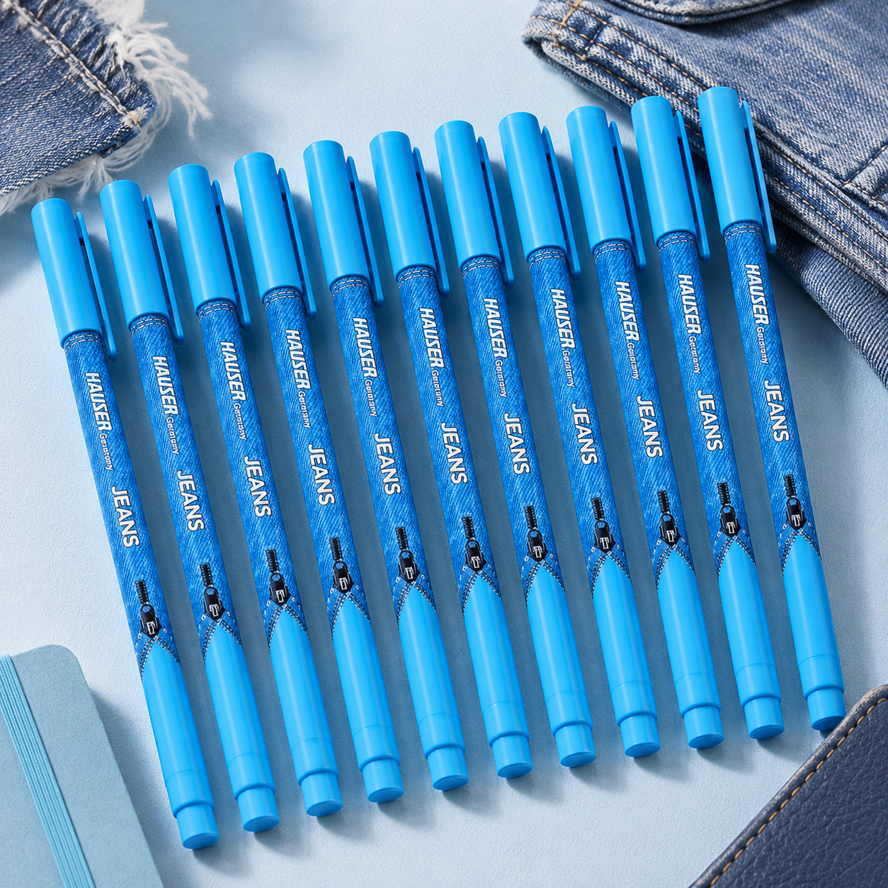 Hauser Jeans Gel Pen | Pack of 10