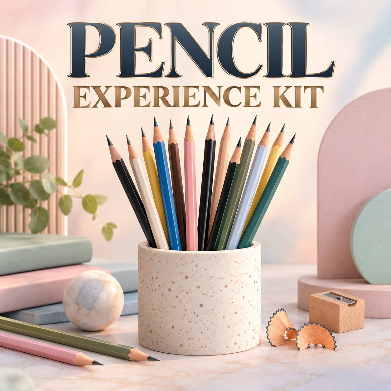 Pencil Experience Kit – 45 Wooden Pencils