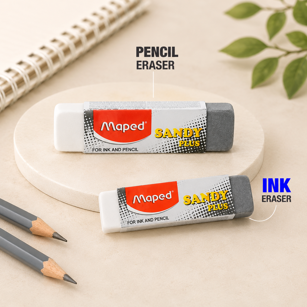 Maped Sandy Plus Ink & Pencil Eraser