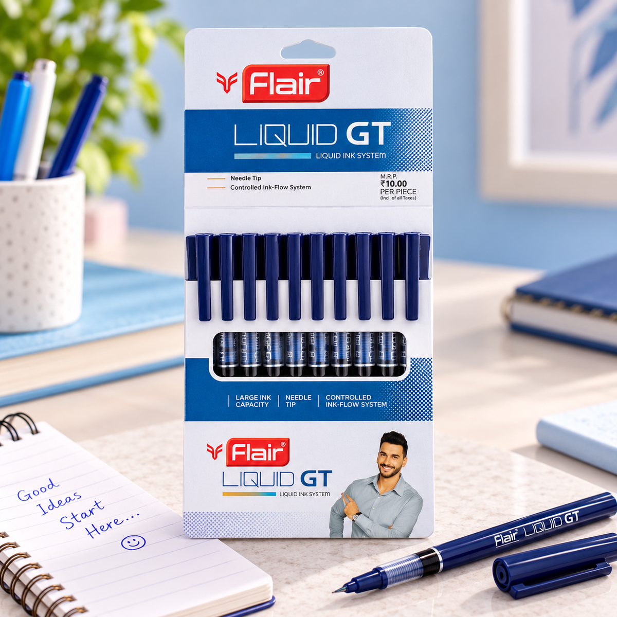 Flair Liquid GT Pen – Pack of 10