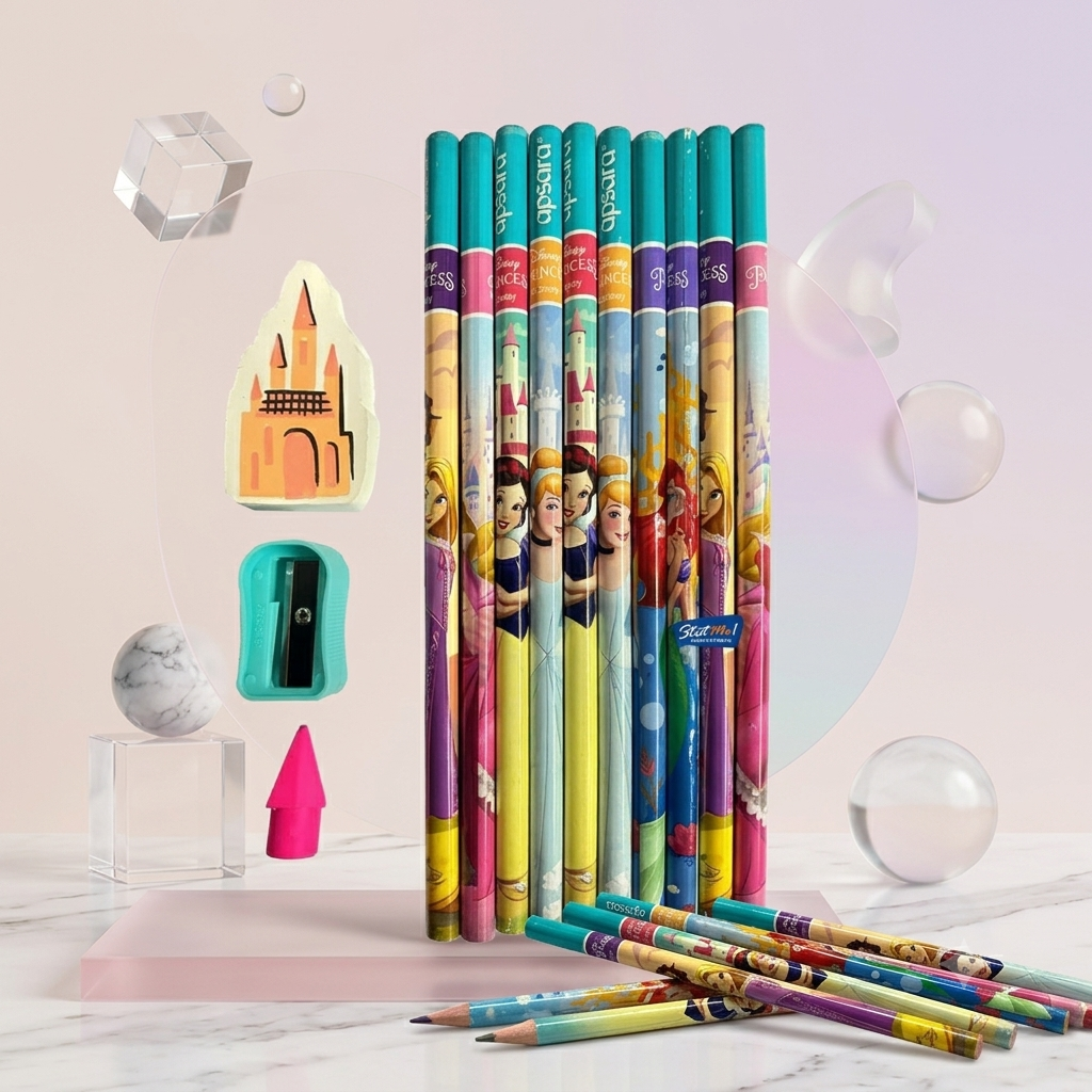 Apsara Disney Princess Extra Dark Pencils – Pack of 10