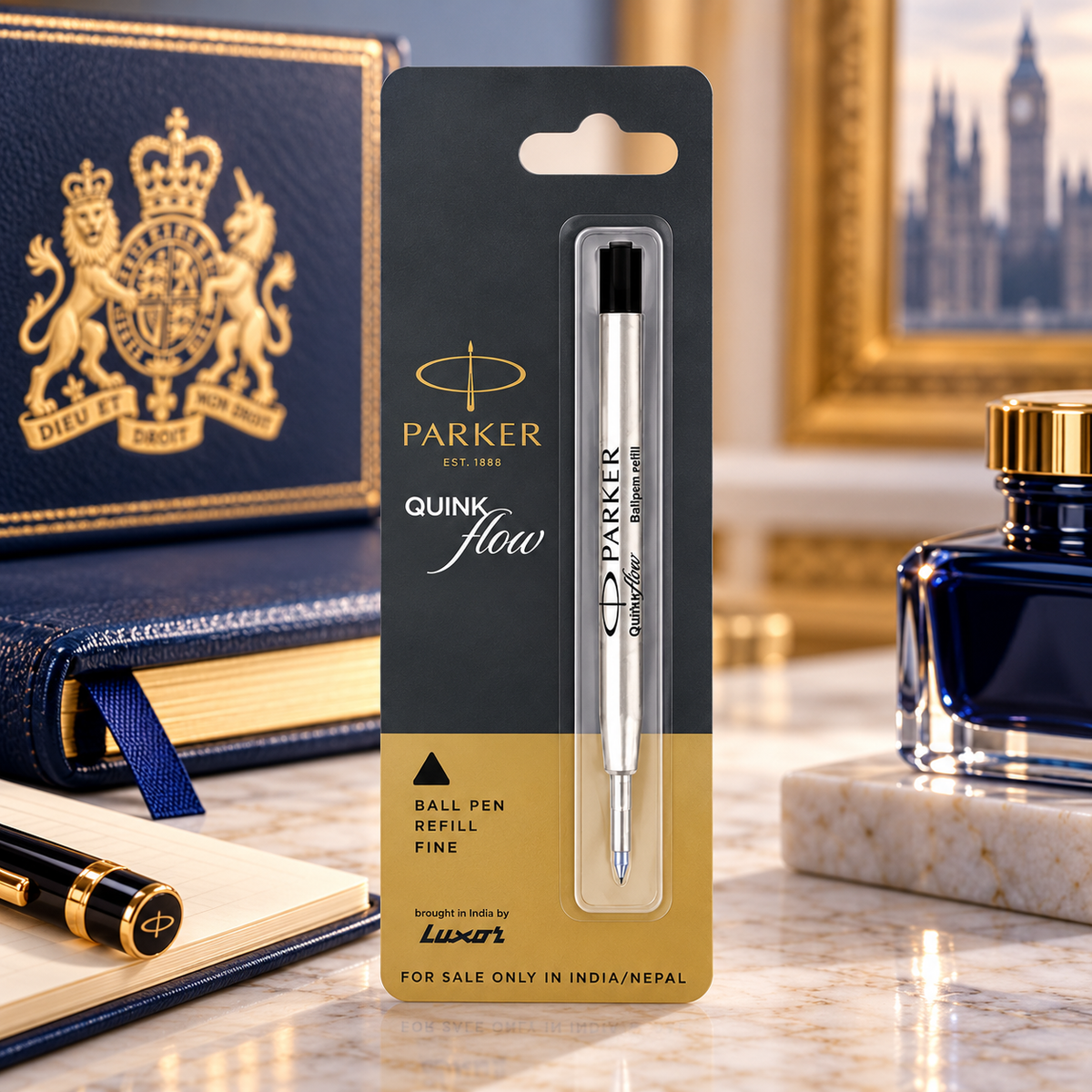 Parker QuinkFlow Ball Pen Refill – Smooth Writing Ink