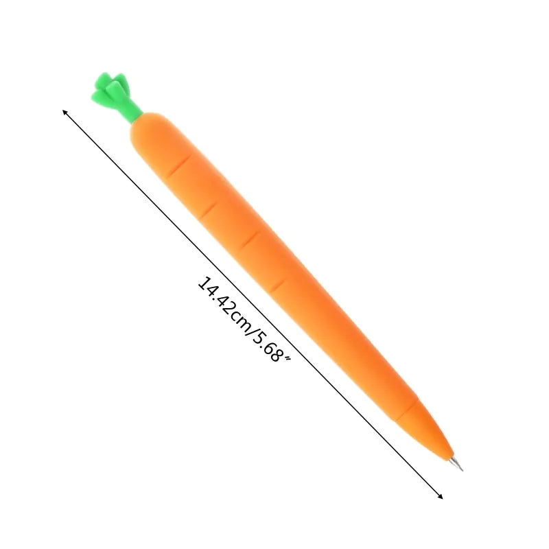 Carrot Shaped Mechanical Pencil 0.7mm + 5 Lead Tubes