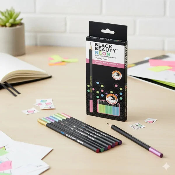 Black Beauty Jewel by Artline | Premium Wooden Pencils