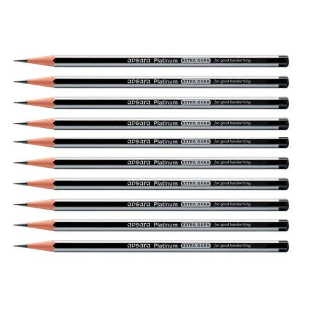 Apsara Platinum | Extra Dark Pencils | Pack of 20