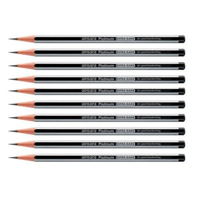 Apsara Platinum | Extra Dark Pencils | Pack of 20