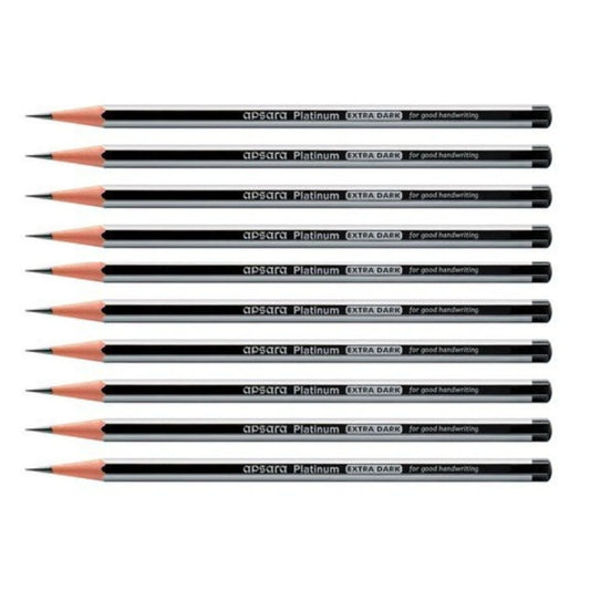 Apsara Platinum | Extra Dark Pencils | Pack of 20