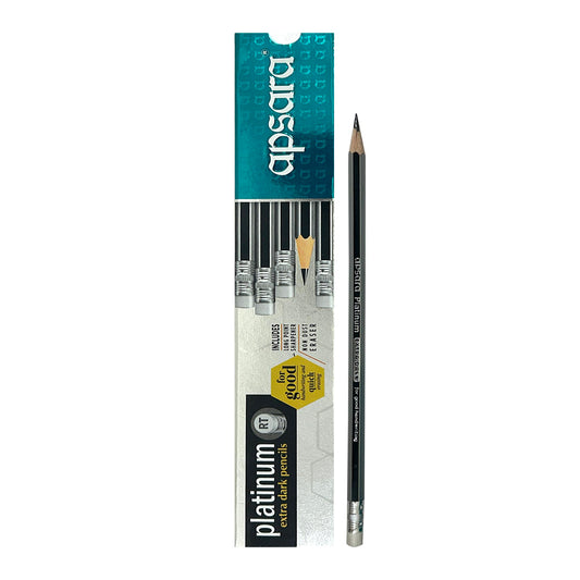 Apsara Platinum RT | Eraser Tip | Extra Dark