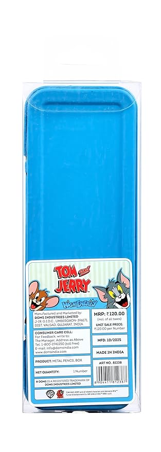 Doms Tom & Jerry Metal Pencil Case