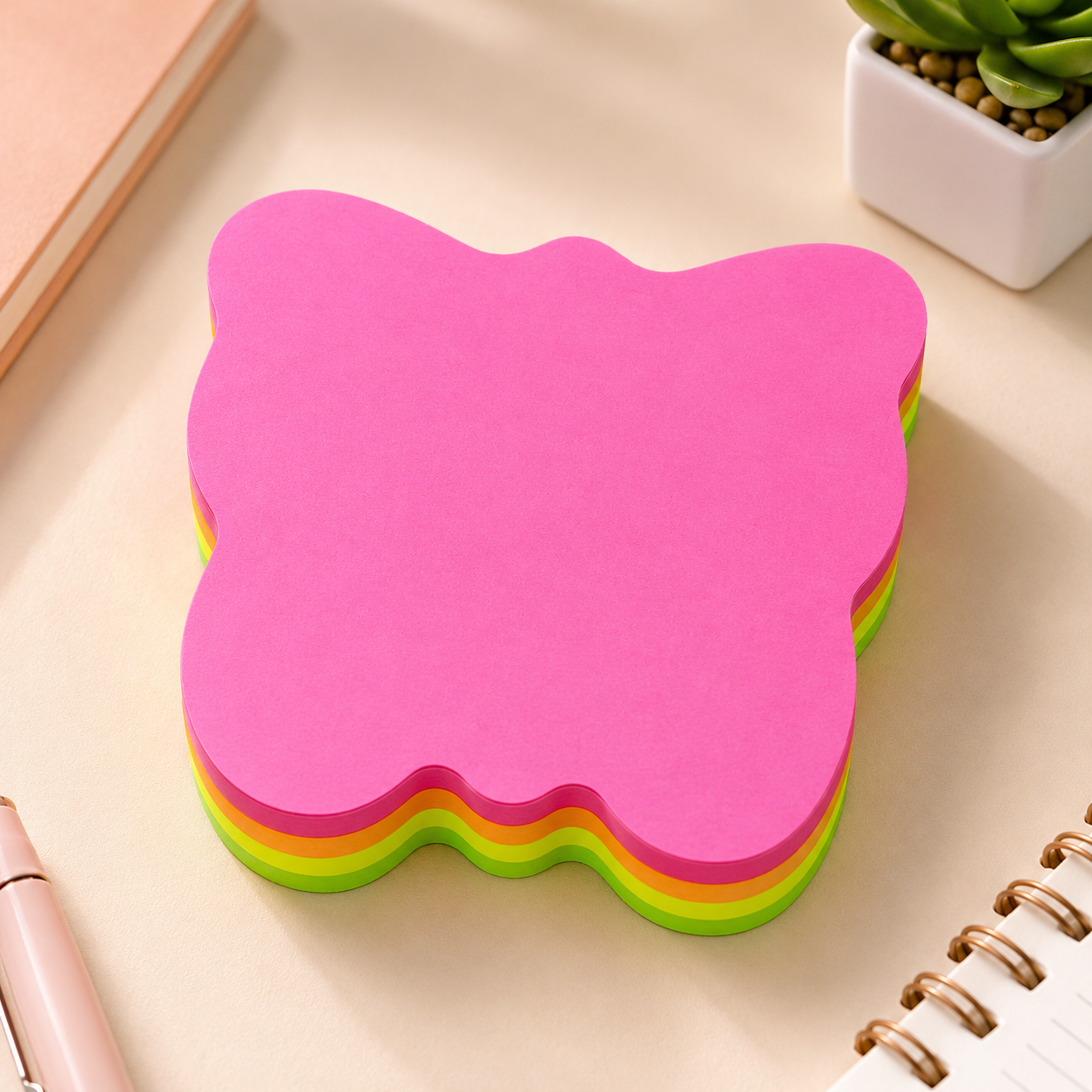 Pexon Sticky Notes 3 × 3 Inch – Butterfly Design