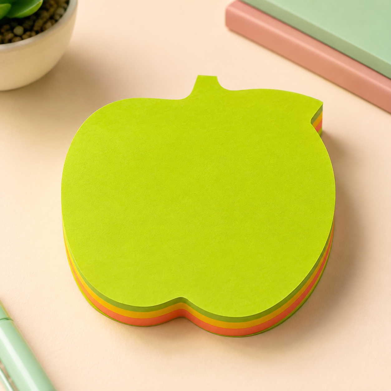 Jin Na Xing Apple-Shaped Sticky Notes