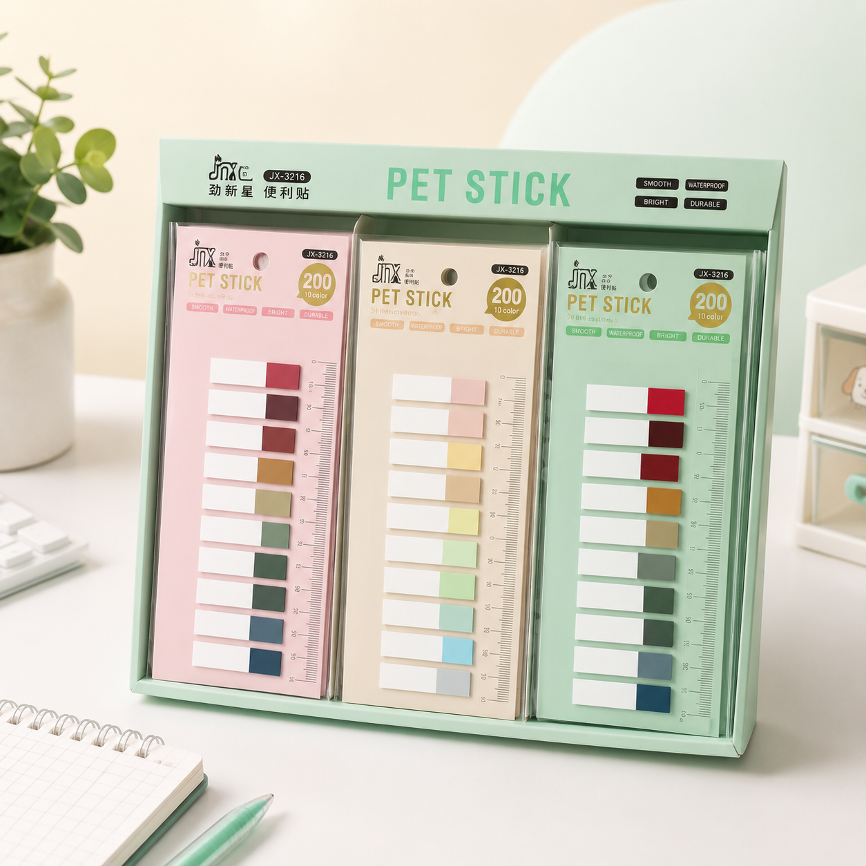 Jin Na Xing PET Sticky Notes – No. C08
