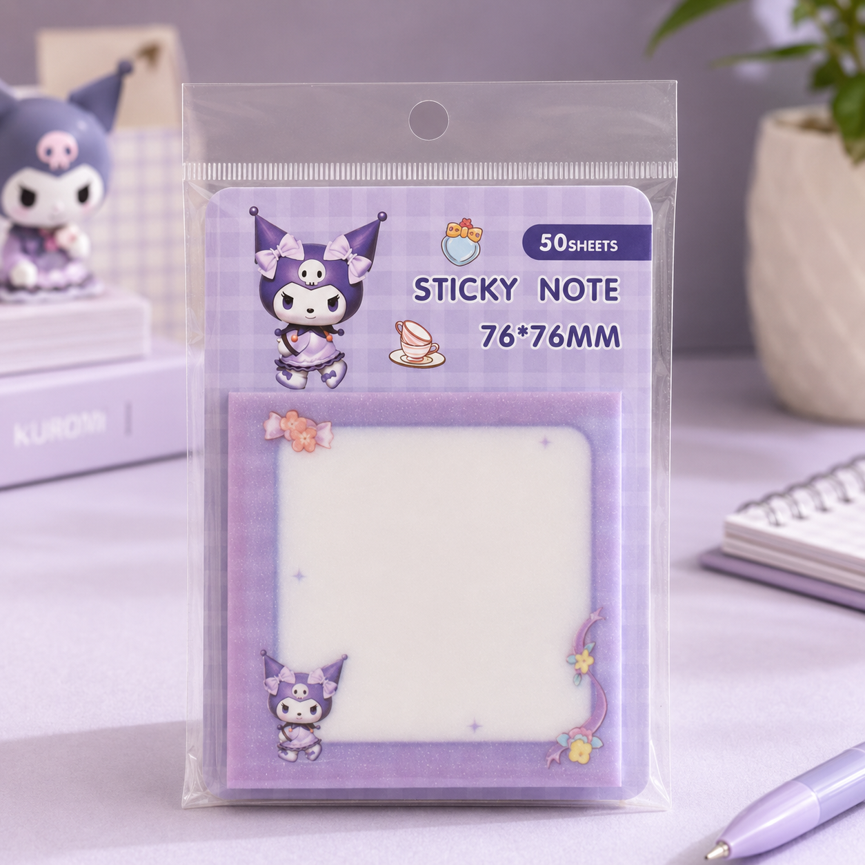Cinnamoroll Sticky Note – 50 Sheets | 76 × 76 mm