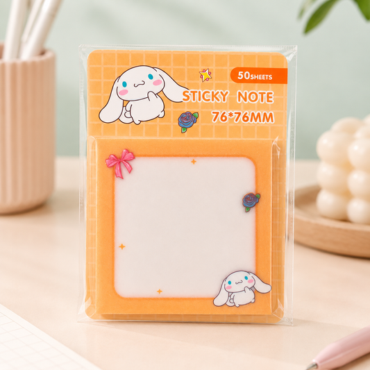 Cinnamoroll Sticky Note – 50 Sheets | 76 × 76 mm