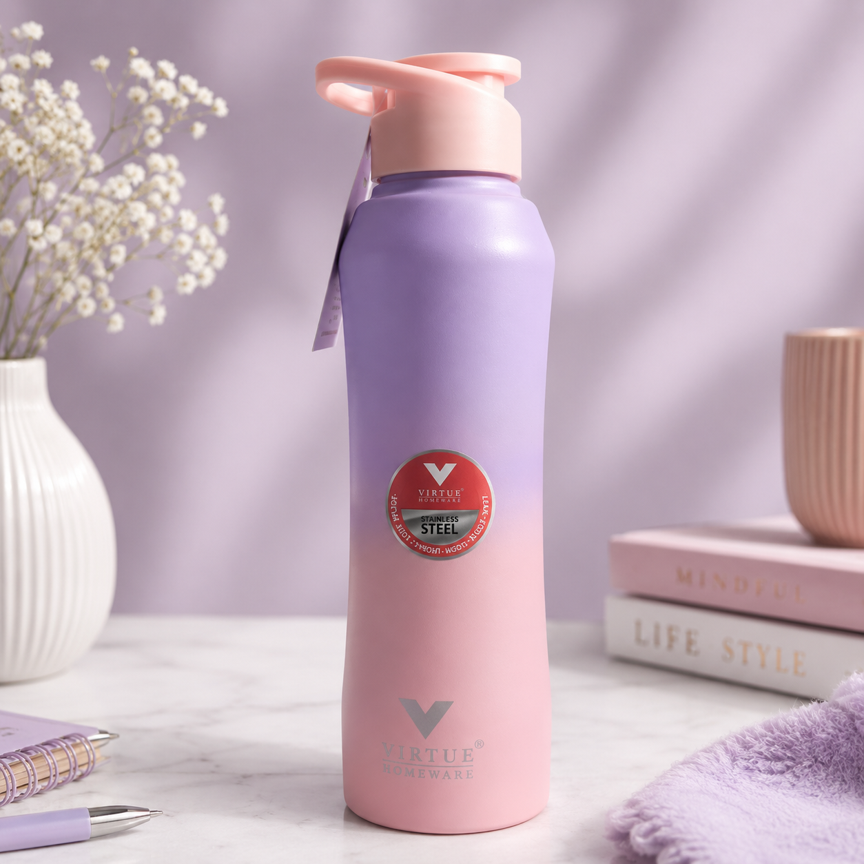 Stainless Steel Water Bottle – 1 Litre