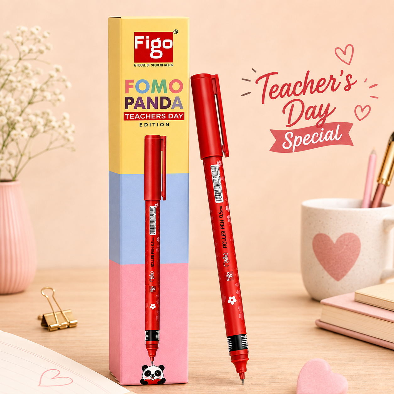 Figo FOMO Red Pen – Teacher’s Day Special Edition