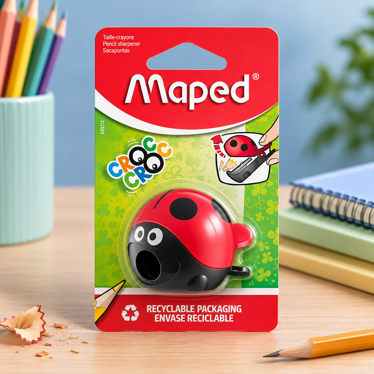 Maped Croc Croc Sharpener – Bug & Nemo Shapes