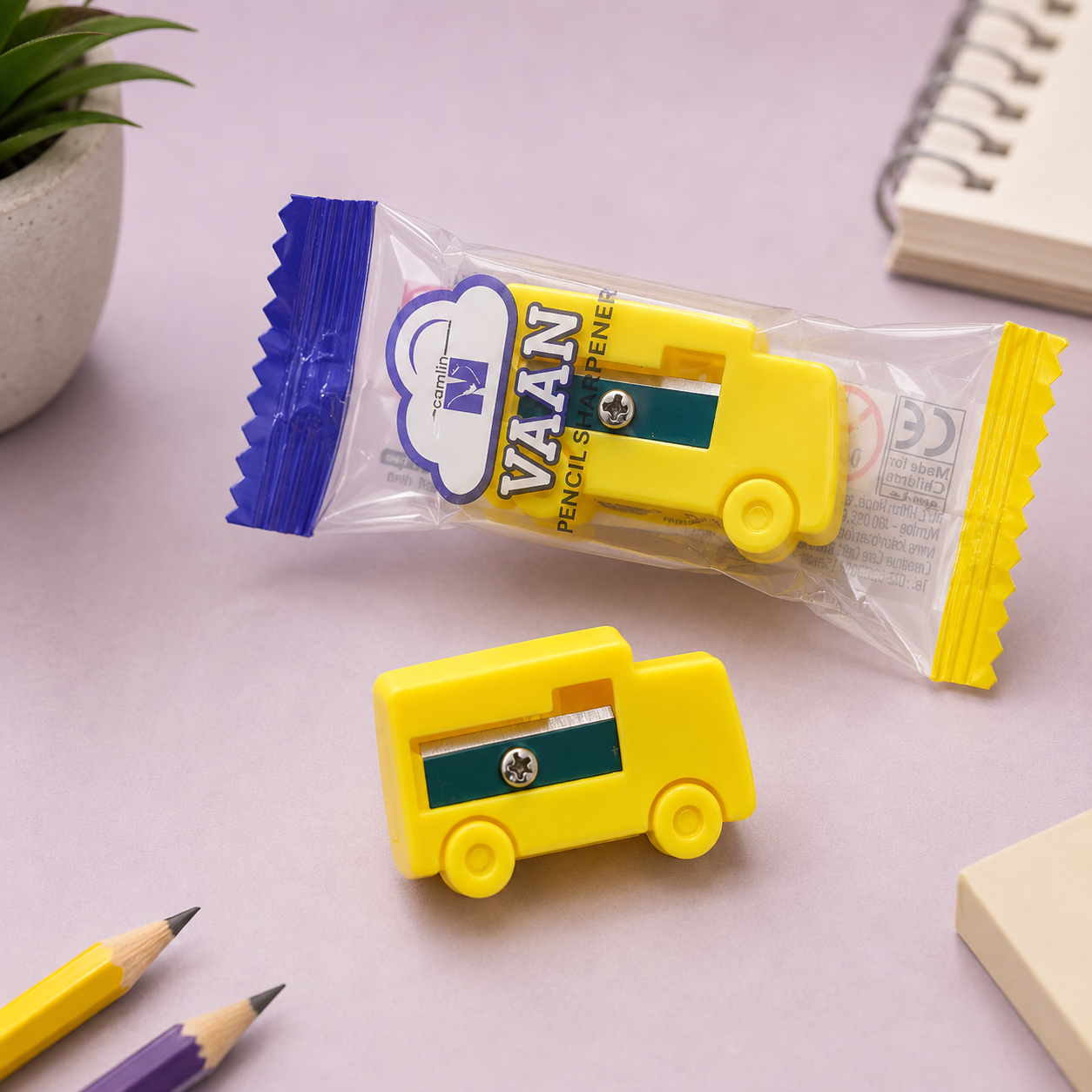 Camlin Numo Vaan & Tusky Sharpeners – Pack of 5