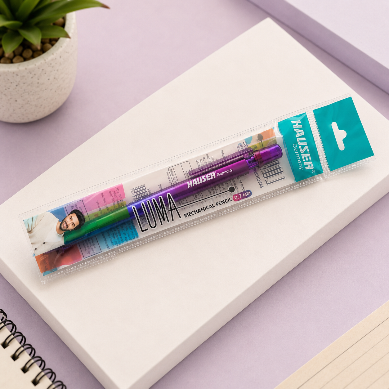 Hauser Luma 0.7 mm Mechanical Pencil + 10 Lead Tubes