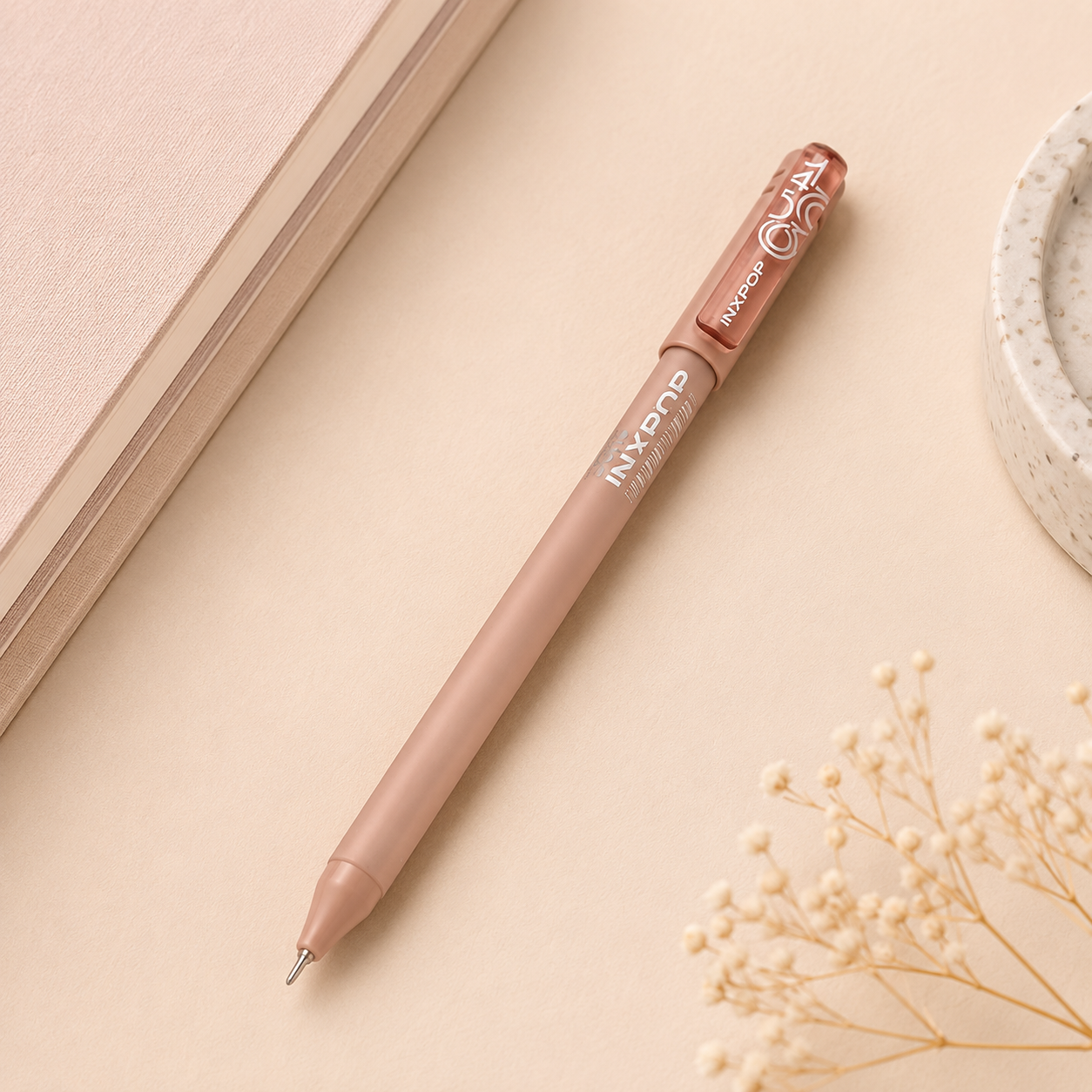 DOMS Inxpop Red Ball Pen – Teacher’s Day Edition | Pack of 10