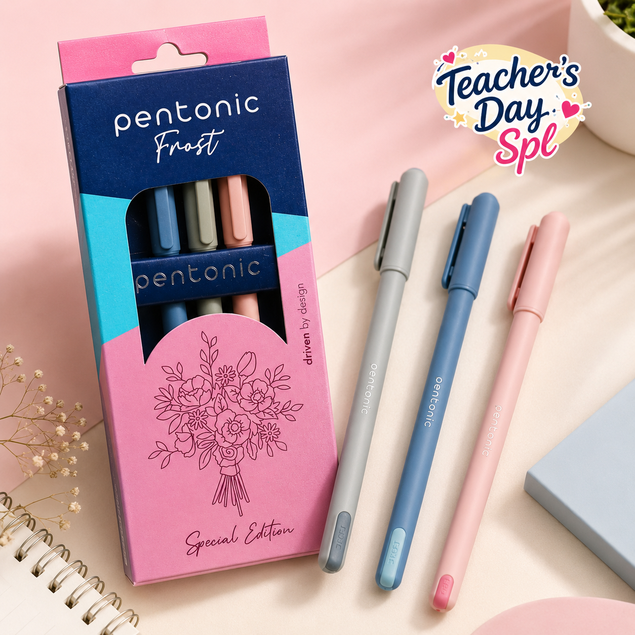 Pentonic Frost Hamper – Teacher’s Day Special | Set of 3 Pens