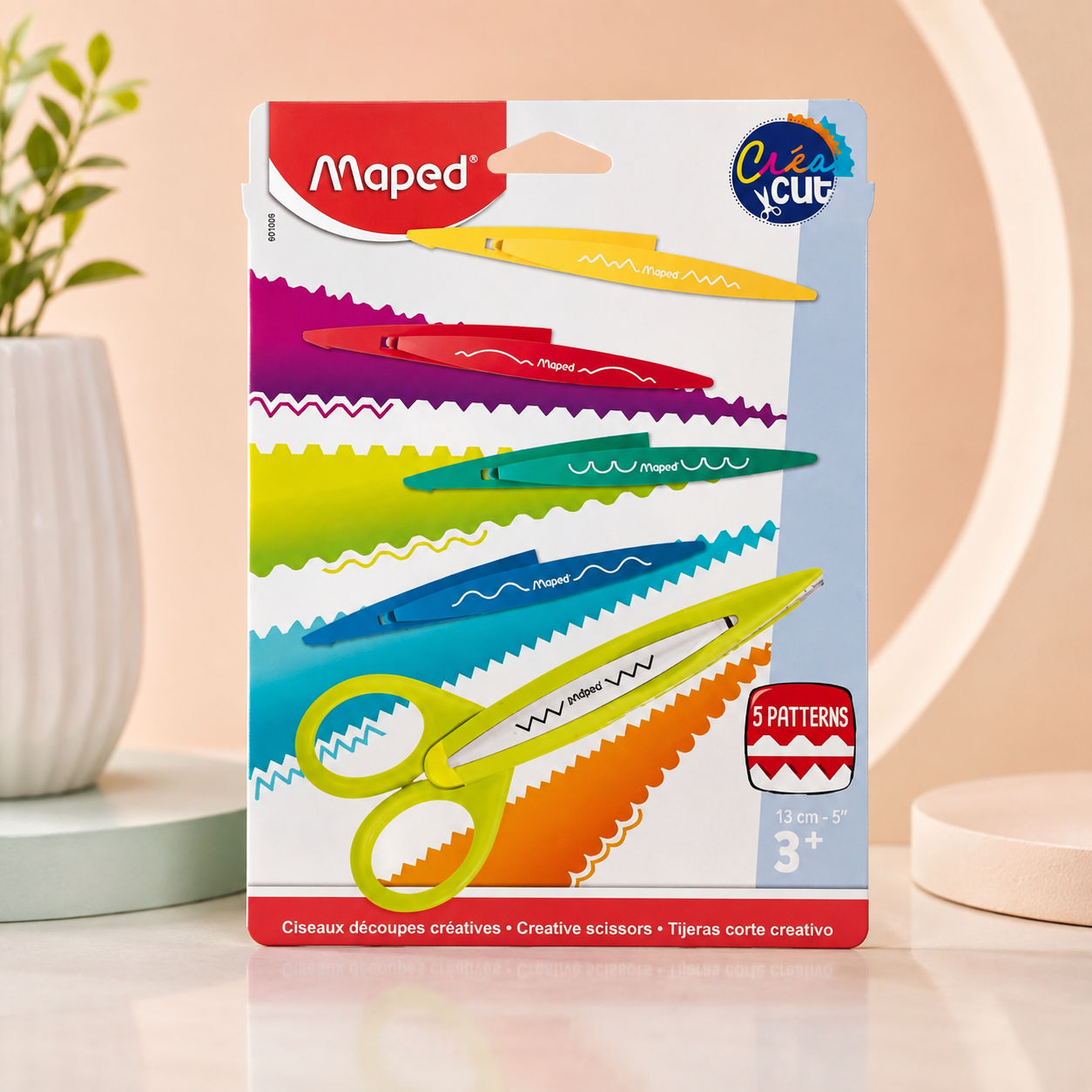 Maped Crea Cut Creative Scissors – Set of 5 Patterns