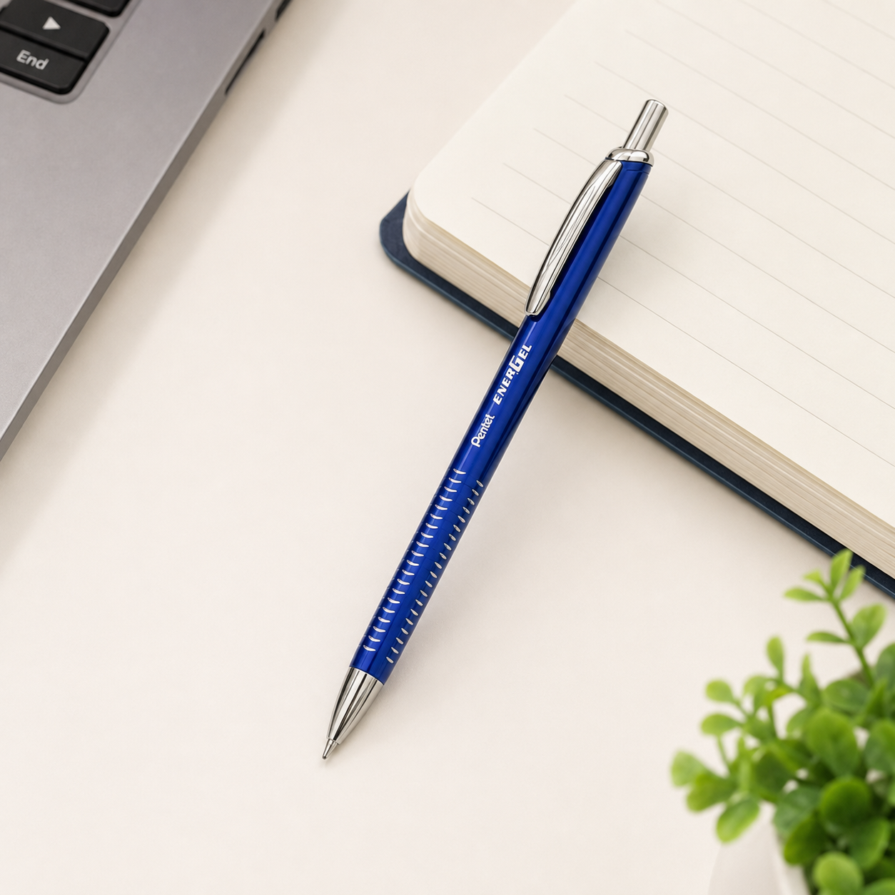 Pentel EnerGel Metal Lite Retractable Gel Pen
