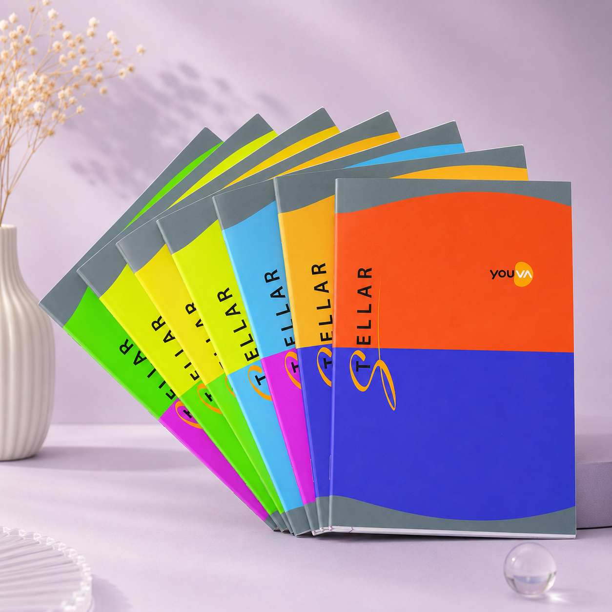 Stellar Long Book – A4 Size Soft Bound (Pack of 2)