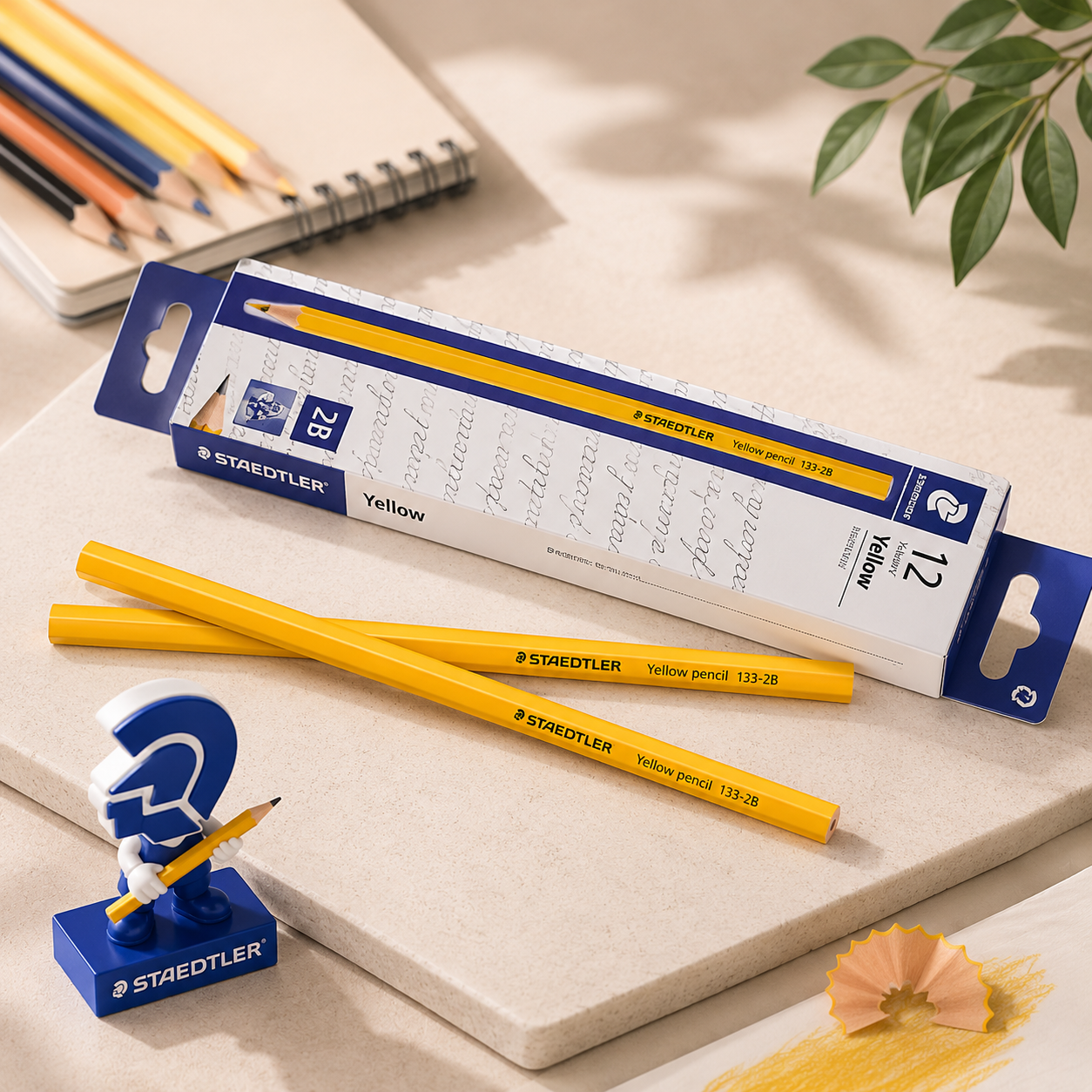 Staedtler Germany Yellow HB Graphite Pencils