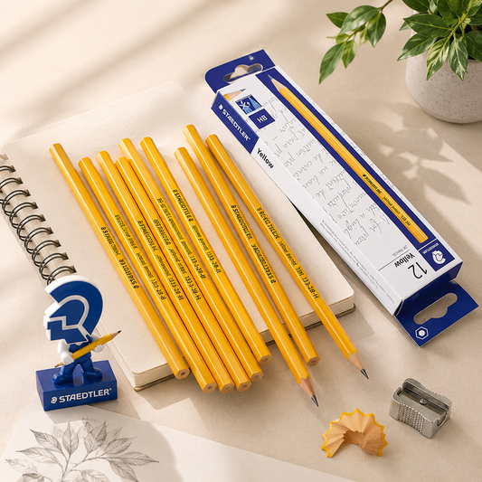 Staedtler Germany Yellow HB Graphite Pencils