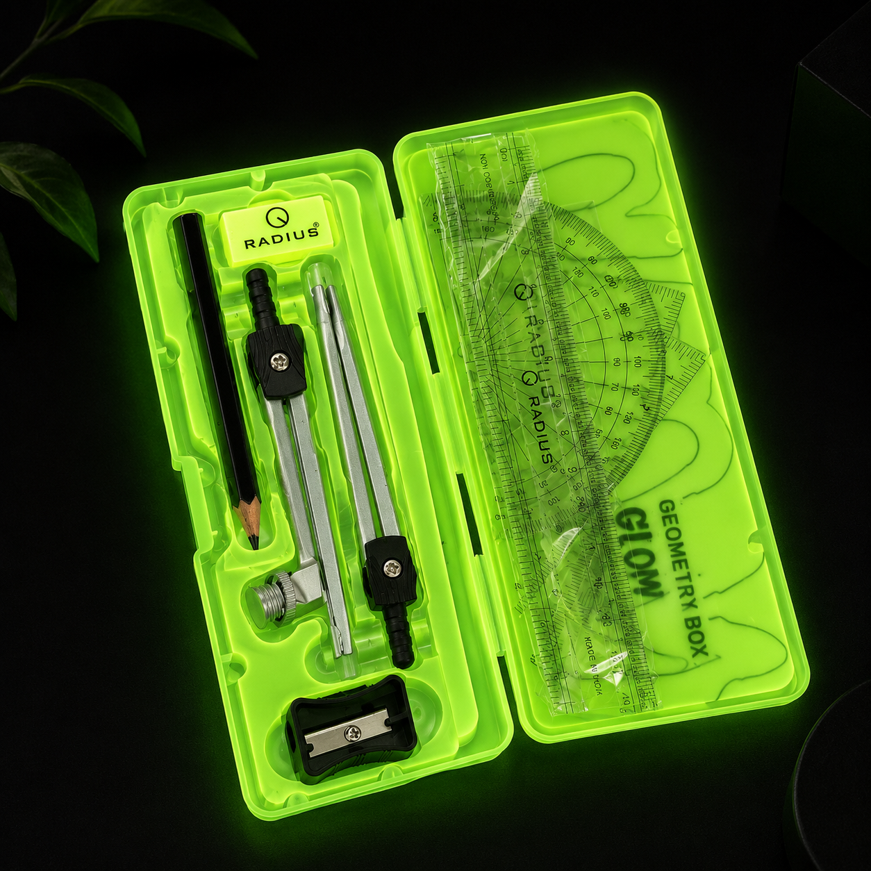 Radius Glow in the Dark Geometry Box