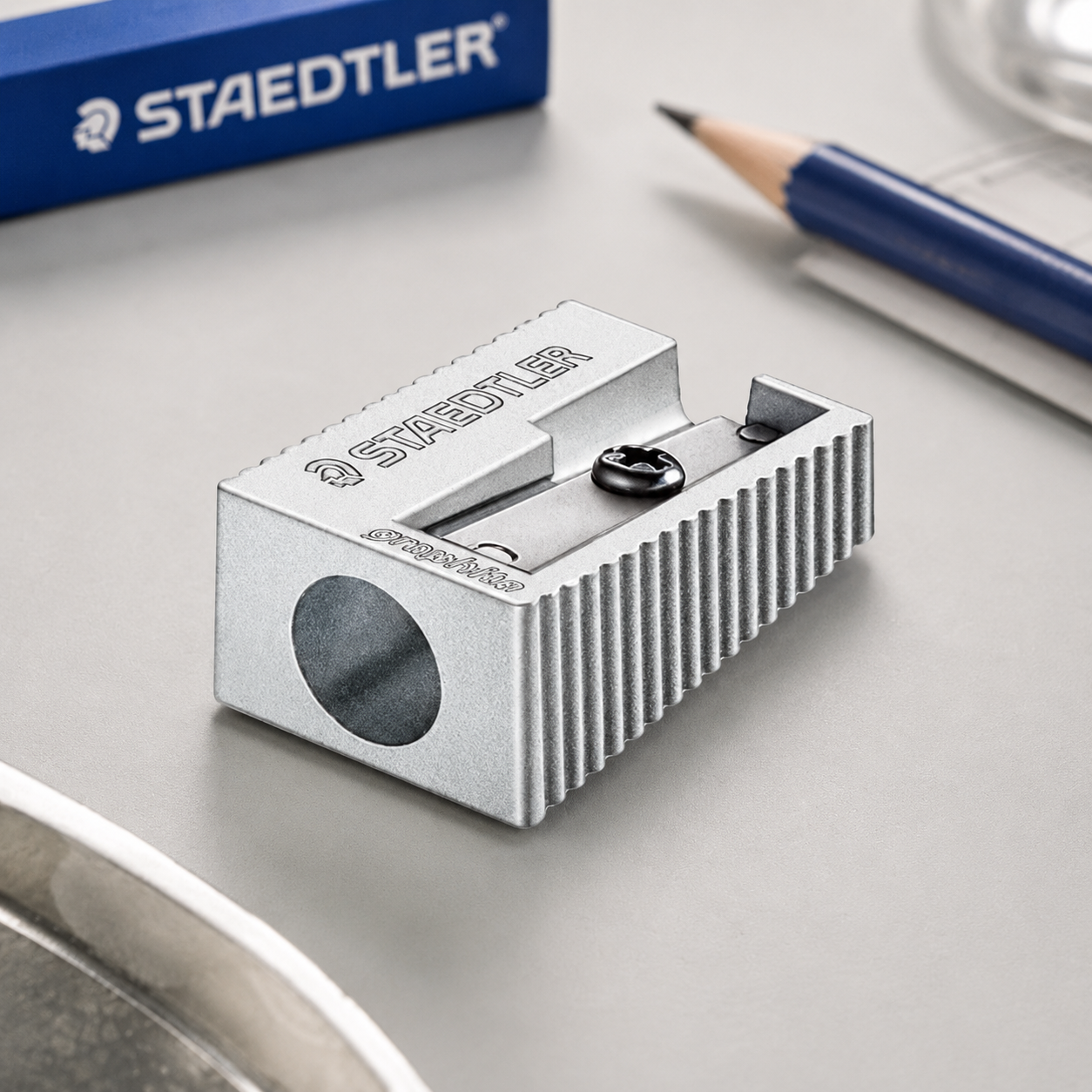 STAEDTLER Germany Metal Pencil Sharpener – Single Hole | 510 10 BK