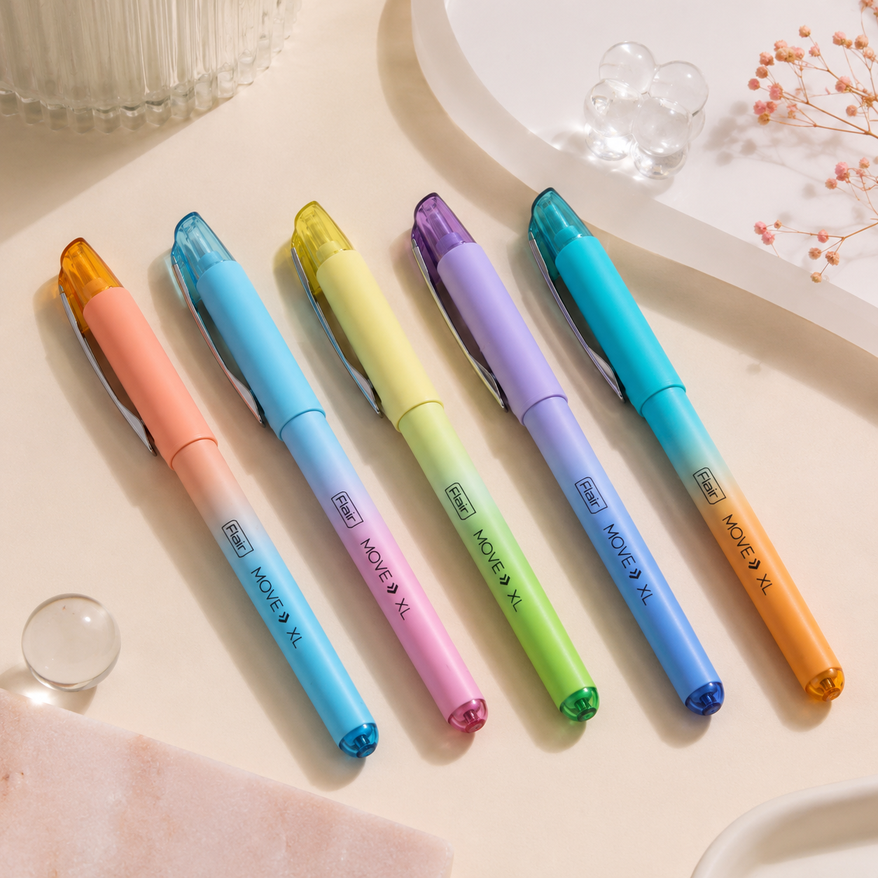 Flair Move XL Gel Pens – Pack of 5