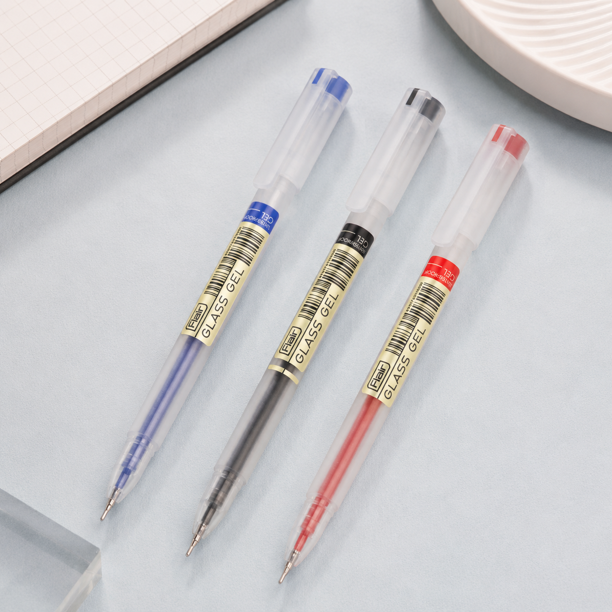 Flair Glass Gel Pens – Pack of 10