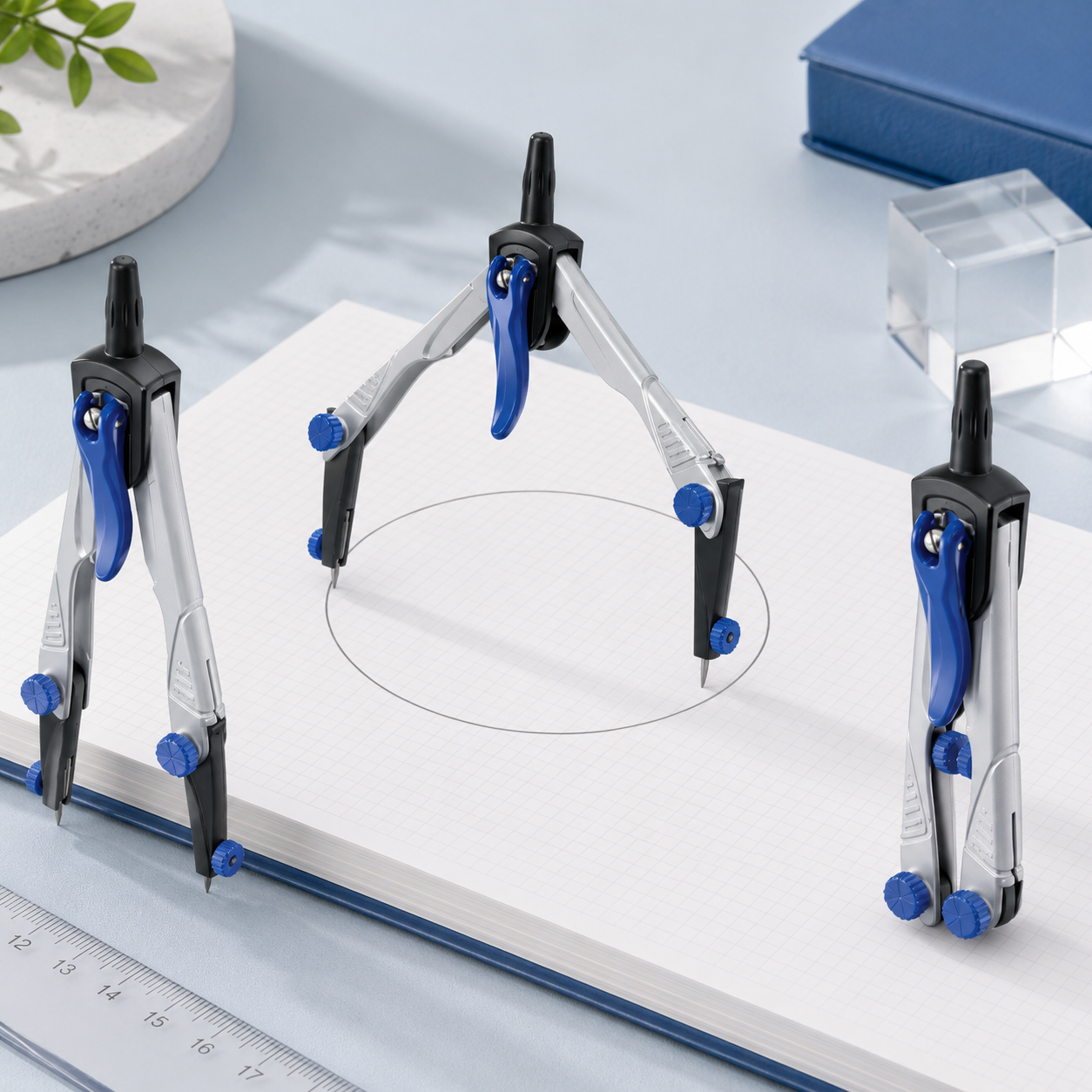 Maped Technic Compact Compass – 7 Piece Set