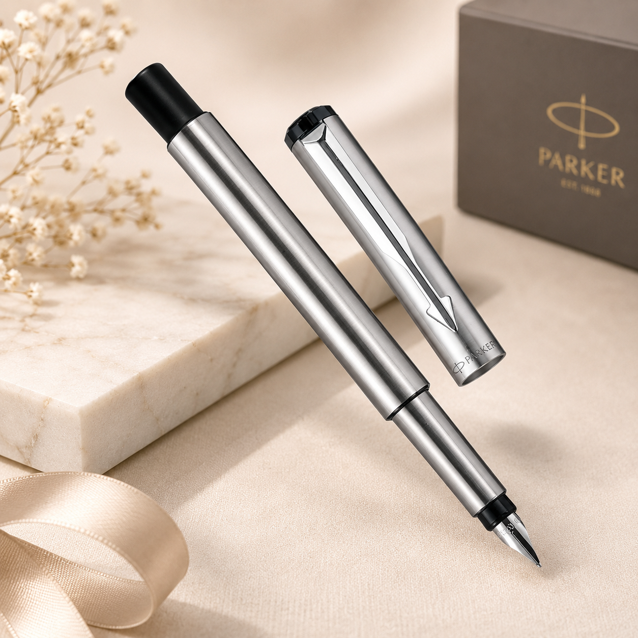 Parker Vector Stainless Steel Fountain Pen