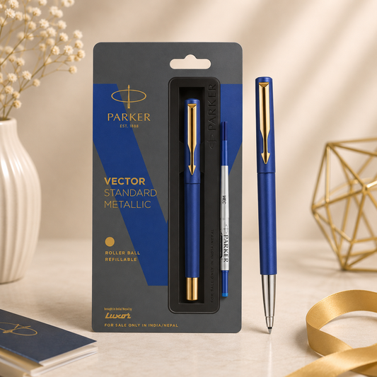 Parker Vector Standard Metallic Roller Pen