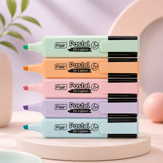 Flair Pastel Highlighters | 5 Shades