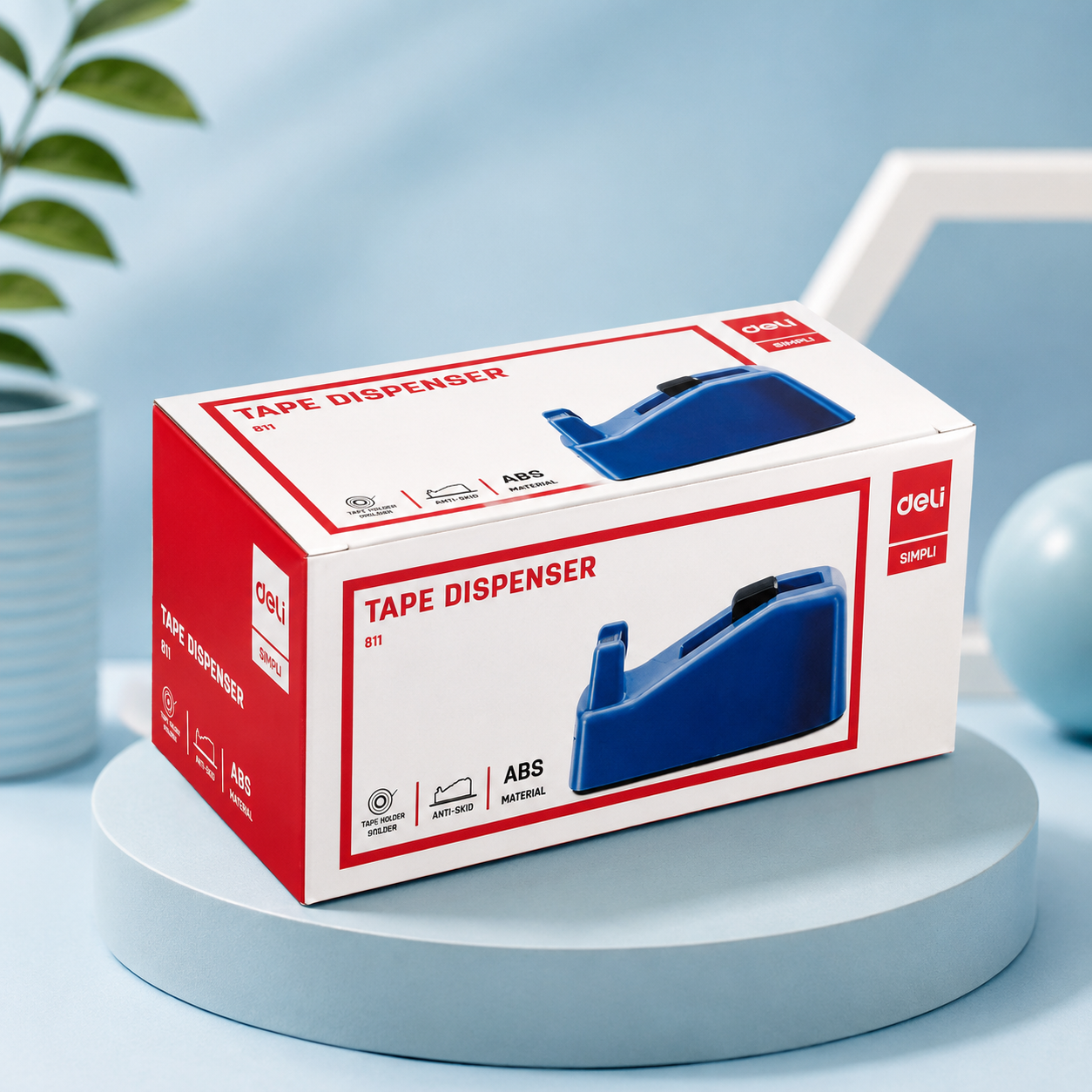 Deli 811 Tape Dispenser | For Small Tape | Imported