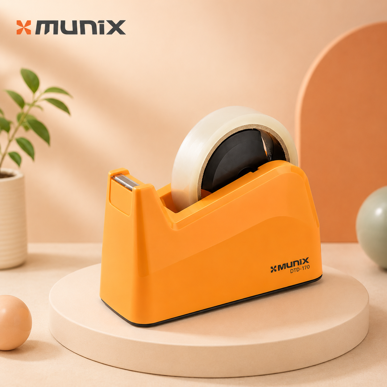 Munix DTD-170 Tape Dispenser | For Medium Tapes
