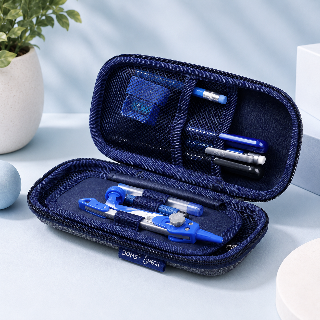 DOMS E-Mech Mathematical Drawing Instrument Box