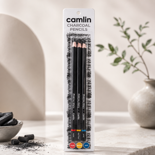 Camel Charcoal Pencils – Pack of 3 Assorted Grades