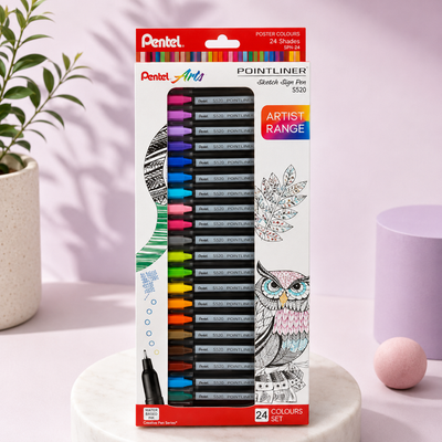 Pentel Artists Pointliner – 24 Shades