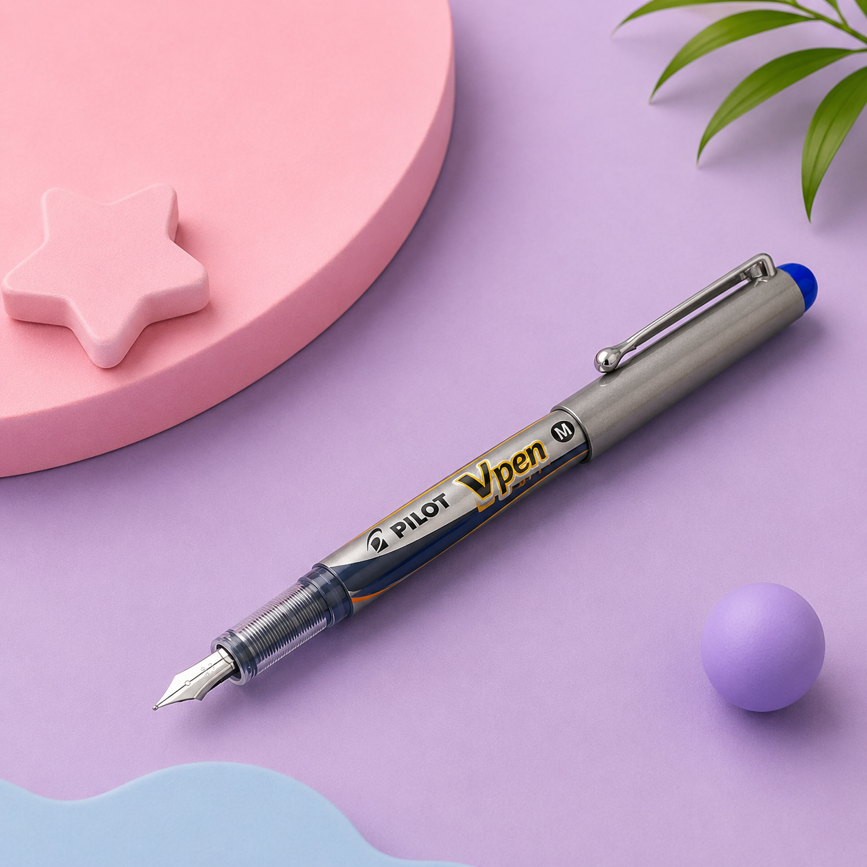 Pilot V Pen – Single-Use Liquid Ink Fountain Pen