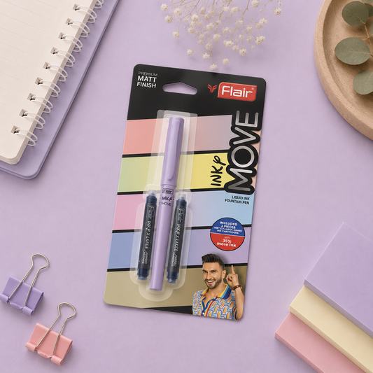 Flair Inky Move | Fountain Pen | Cartridge System + 30 Cartridges