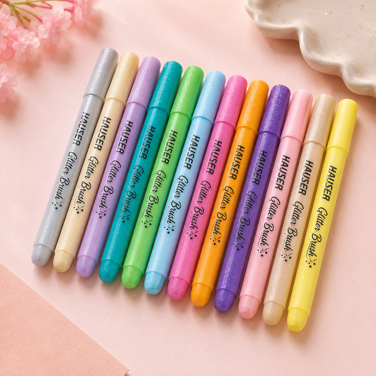 Hauser Glitter Brush Pen
