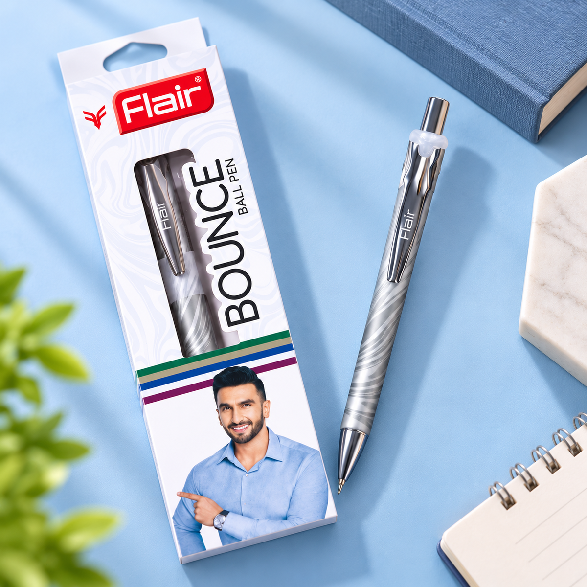 Flair Bounce Retractable Ball Pen – Set of 2
