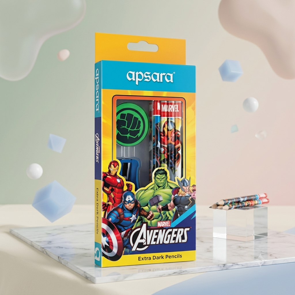 Apsara Marvel Avengers Extra Dark Pencils – Pack of 10